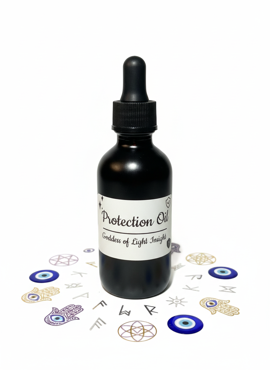 Protection Oil - Spiritual Defense, Banishing Negativity & Energy Shield