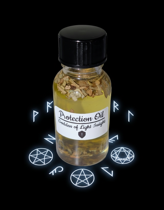 Protection Oil - Spiritual Defense, Banishing Negativity & Energy Shield
(15ml)