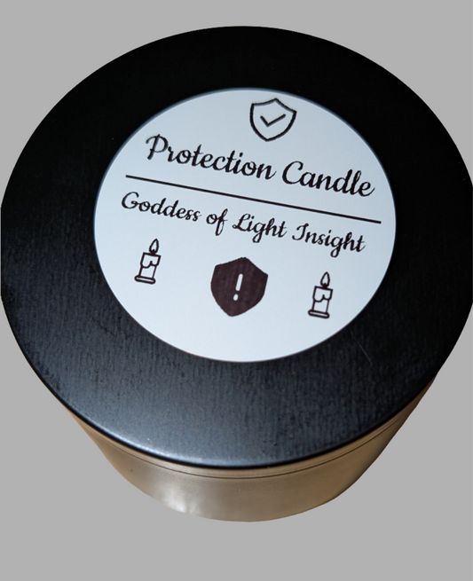 Protection Candle – Spiritual Cleansing, Banishing Negativity & Energy Shield (8oz)