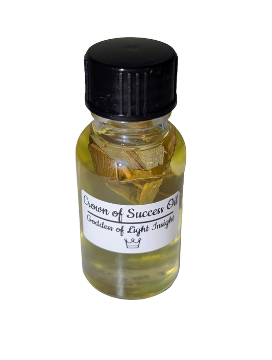 Crown of Success Oil – Prosperity, Confidence, Victory & Recognition (15ml)
